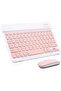 Ultra-Slim Bluetooth Keyboard and Mouse Combo Rechargeable Portable Wireless Keyboard Mouse Set