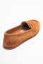 F02 Honey Foam Suede Genuine Leather Women's Loafer Shoes - 5