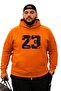 3 Yarn Combed Cotton 23 Printed Large Size Sweatshirt