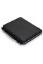 Leather Portfolio Padfolio with Zipper, Important File Document Organizer Case, Folders w - 8