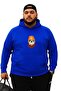 3 Yarn Combed Cotton Dog Printed Oversized Sweatshirt