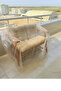 Cornered Two Seater Thick Seat Nylon (240 X 165) Rainproof Garden Seat Nylon