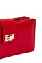 Women's Soft Texture Leather Card Holder and Wallet - Red - 5
