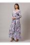 Hand Embroidered Lucknowi Chikankari Printed Mulmul Cotton Jalabiya-AL3936 - 4
