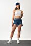 Special Collection Shorts with Ripped Details (46300Am) - 3