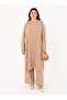 Aerobin Basic Tunic&Pants Plus Size Double Set - Camel -