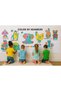 Coloring Paper with Numbers – Giant Wall Painting Poster Educational Activity for Ages 2-8, Colorful Activity - 4