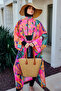Remsa Single Kaftan Kimono Pareo on Hijab Swimsuit Pink02 Rp023 Color Shell - 3