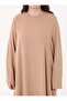 Aerobin Basic Tunic&Pants Plus Size Double Set - Camel - - 4