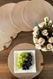 American Service / Presentation Plate Mat / Cream White Gray Coffee Color Options / 6 Pieces Jute Supla - 3