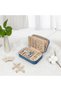 Velvet Covered Zipper Jewelry Box for Your Travels, Portable Jewelry Organizer Organizer