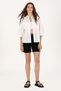 Women's White Long Sleeve Shirt 50299459-Vr013 - 4