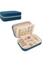 Velvet Covered Zipper Jewelry Box for Your Travels, Portable Jewelry Organizer Organizer - 6