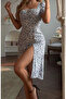 Summer Floral Slit Dress