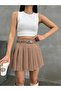Women's Mini Shorts Skirt with Lined Shorts
