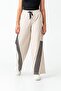 Girls' Wide Leg Pocketed Comfortable Cut Combed Cotton Sweatpants - 4