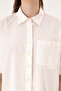 Women's Cream Long Sleeve Shirt 50300096-Vr071 - 6