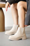 حذاء بوت وBootie شتوي للنساء، مقاوم للبرد - D0646 - 2