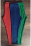 Ribbed Flexible 3-Piece Baby Tights Kids Tights Single Bottom - 2