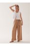 100% Natural Sleeveless Lace-Up Linen Vest - 6