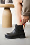 حذاء بوت وBootie شتوي للنساء، مقاوم للبرد - D0646 - 5