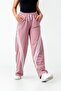 Girls' Wide Leg Pocketed Comfortable Cut Combed Cotton Sweatpants - 3