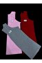 3-Pack Lace Tank Tops 100% Cotton Combed Luxury Quality Lycra - 7