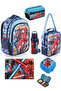 Premium Licensed School Bag Set + Nutrition + Metal Water Bottle + Pen Case + Food Container + Snap File