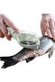 Fish Scaler, Quick Fish Scale Remover, Fish De-Scaler Tool Skin Brush Scrape Clean Peeler Scr - 2