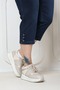 Women's Elastic Waist Capri - 6