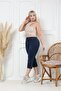 Women's Elastic Waist Capri - 3