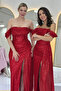 Women's Off-Shoulder Sequin Slit Evening Dress Sea Green, Powder, Black, Red, Navy, Beige - 5