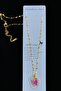 Zircon Stone Patterned Women's Stainless Steel Necklace - 3