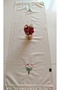 Embroidered Authentic Organic Fringed Soft Linen Runner 47X120 cm - 4