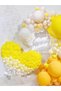 Yellow Balloons 25 Pieces Pastel Colors Vibrant Decoration and Event Decoration Set Birthday - 5