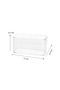 Tiramisu Cup 300Cc 24 Pieces with Lid Hard Plastic Transparent Color - 3