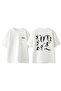 Volleyball 9 Design Back Printed Cotton White Oversize T-Shirt