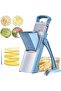 Vegetable Chopper, Safe Mandoline Slicer With Adjustable Thickness