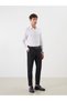 Amazing deals from mg trenden beige Slim Fit long sleeve striped pique men's shirt - 8