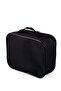 Large Size Thermal Insulated Black Makeup Bag with Transparent Cover - 4