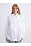 Ecru Oversized Women's Shirt Tunic from Plus-Store
