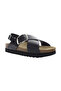 Crossed Bands Sandal Black Women's Sandals - 2