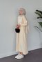 Zambak Mercerized Dress Ecru - 4