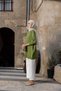 Movi Stoned Mercerized Tunic Oil Green - 3