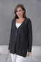 Women's Mother's Knitwear Wool Cardigan with Pocket Detail - 3