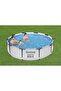 Steel Pro Frame Swimming Pool with Pump - 10 feet x 30 inch (Blue BW56408) - 3