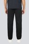 Men's Regular Waist Woven Fabric Pipe Leg Pocket Detail Black Trousers Em001611 Te14101-Uc001 - 3