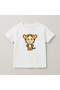 Winnie Tiger Crew Neck 100% Cotton Printed Short Sleeve Children's and Teenage T-Shirt
