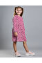 Printed Fit and Flare Dress with Puff Sleeves - 3