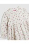 Floral Print Fit and Flare Dress with Long Sleeves - 3